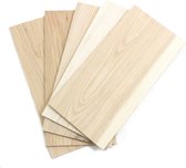 planche d'artisanat wodewa, planches d'artisanat, placage d'artisanat 300 - lot de 5 frêne 2 mm