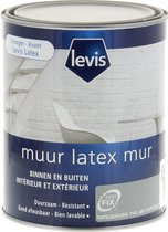 Levis Muur Latex mat tortelduifgrijs 1 L