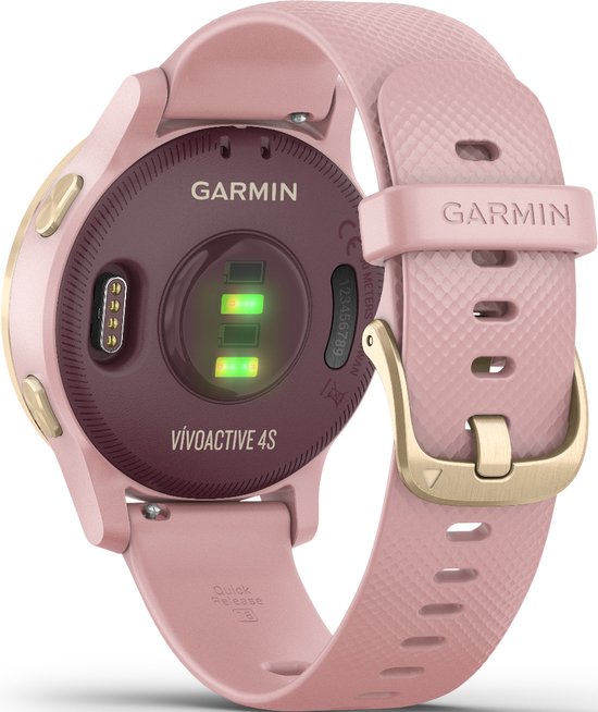 Garmin Vivoactive 4S Smartwatch met GPS Tracker 7 dagen batterij 40mm Dust Rose bol
