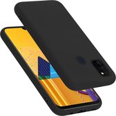 Cadorabo Hoesje geschikt voor Samsung Galaxy M21 / M30s in LIQUID ZWART - Beschermhoes gemaakt van flexibel TPU silicone Case Cover