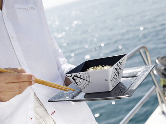 Marine Business 'Lombok' 6 x Dinerbord met AntiSlip — afbeelding 3