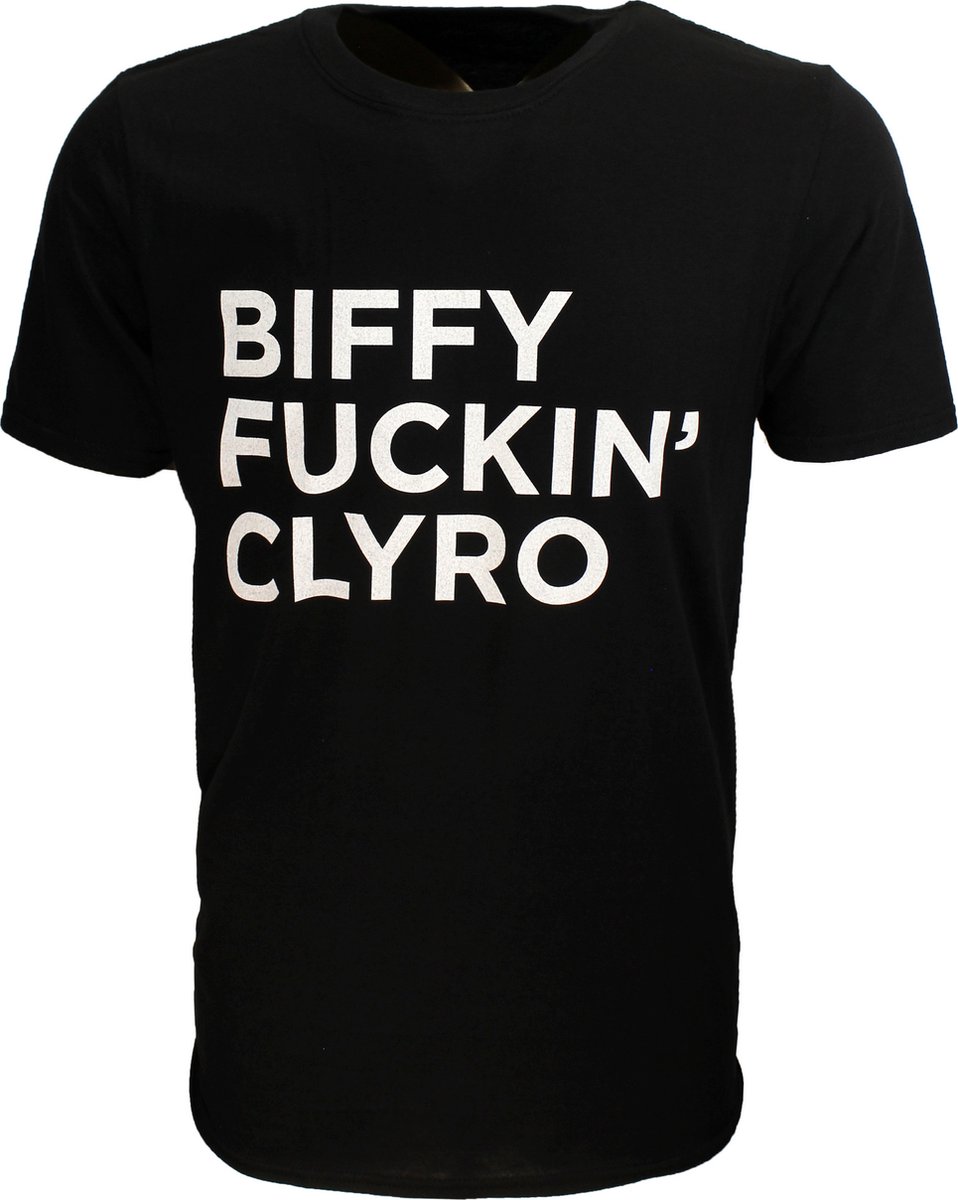 Biffy Funking Clyro Official Band T-Shirt - Officiële Merchandise - L