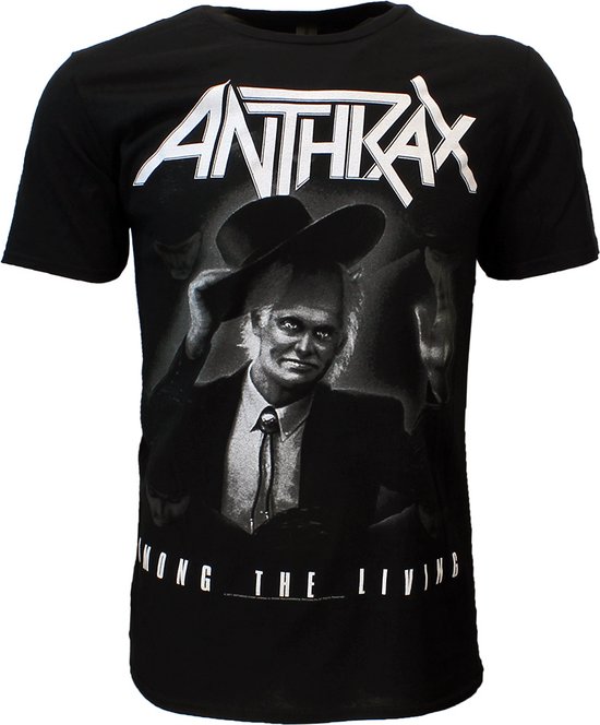 Anthrax Among The Living T-Shirt - Officiële Merchandise - XL