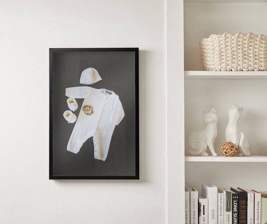 Groot XL fotokader voor t-shirt collectie - 3D box frame - 70x90 cm