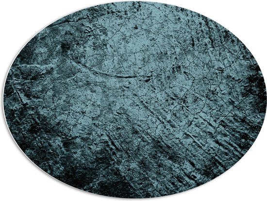 PVC Schuimplaat Ovaal - Textuur in Rots - 96x72 cm Foto op Ovaal (Met Ophangsysteem)