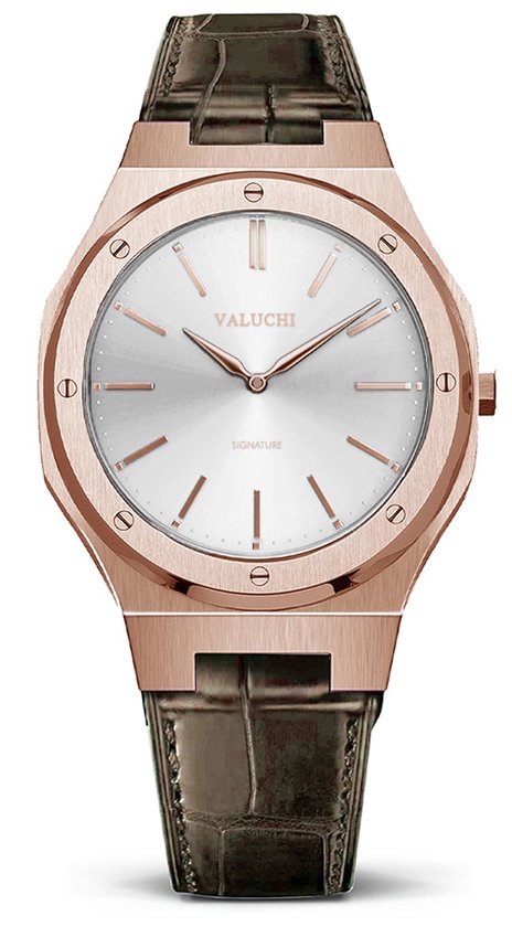 Valuchi Lusso Moda Uomini Signature Impermeabile Acciaio Inossidabile