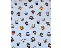 foto van Harry Potter - Blauwe sprei/deken, fleece, 120x150 cm, OEKO-TEX