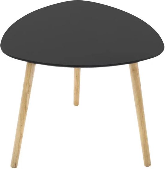 Bijzettafel driehoek large zwart huren | Van der Kroft Events