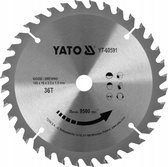 Lame de scie circulaire Yato Ø 165 mm - 36 T - Diamètre intérieur 16 mm