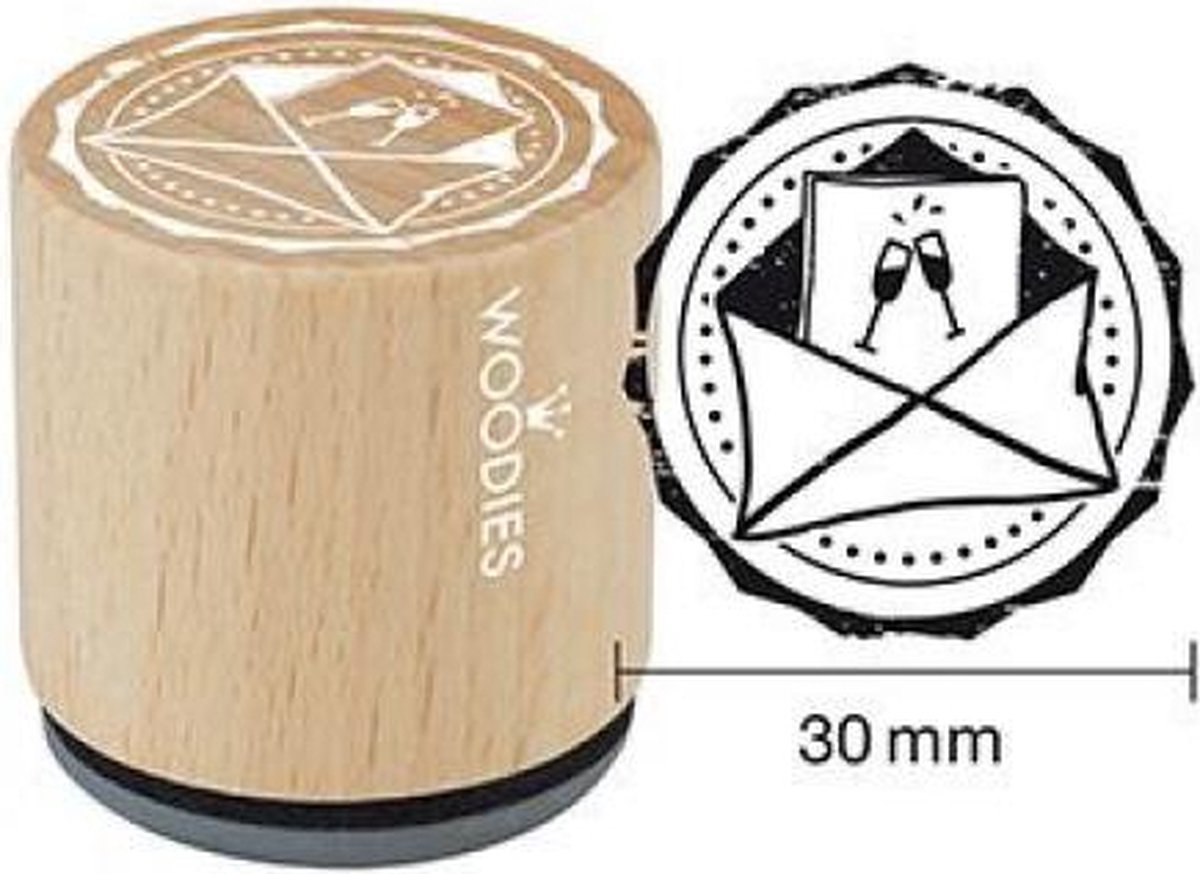 Envelope Rubber Stamp (W17002) (DISCONTINUED)