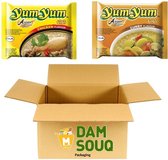 Damsouq® Instant noedels Mixpakket Yum Yum Kip en Curry (30x 60 Gram)