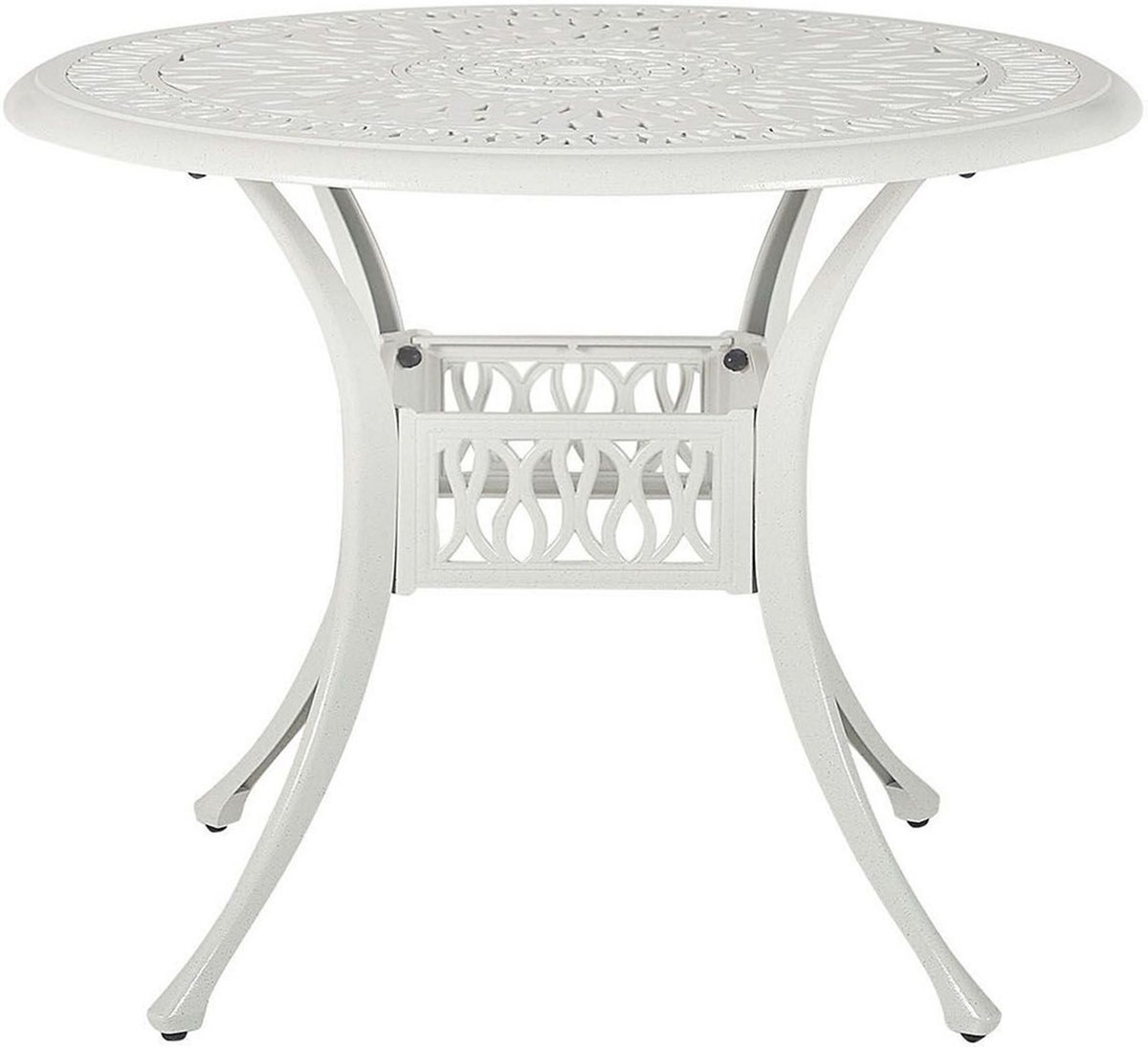 ANCONA - Tuinset voor 4 - Wit - Aluminium