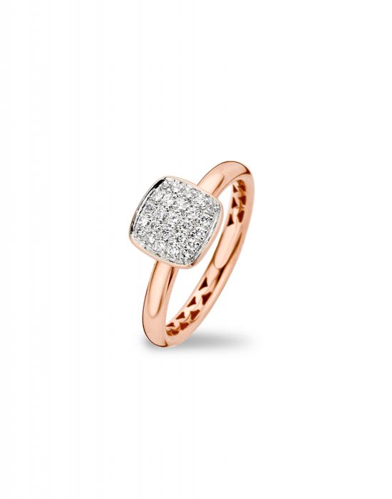 Tirisi Jewelry TR1112D(P) – bague en or rose 18 carats – diamant - vente