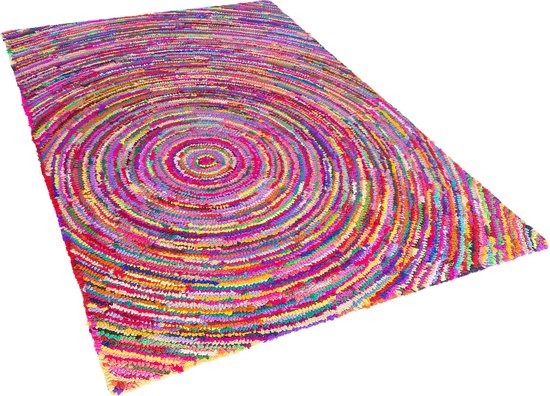 MALATYA - Laagpolig vloerkleed - Multicolor - 160 x 230 cm - Polyester