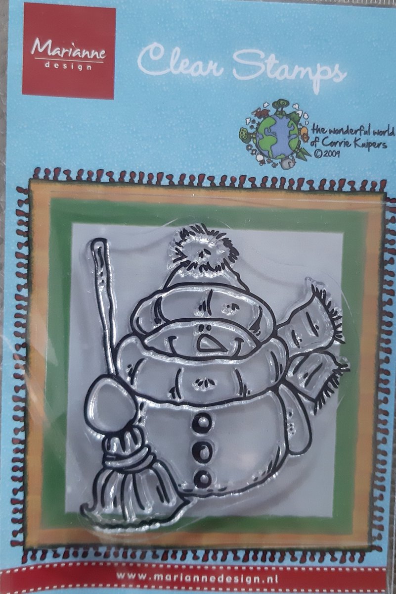 marianne design clear stamps co9604 Sneeuwman