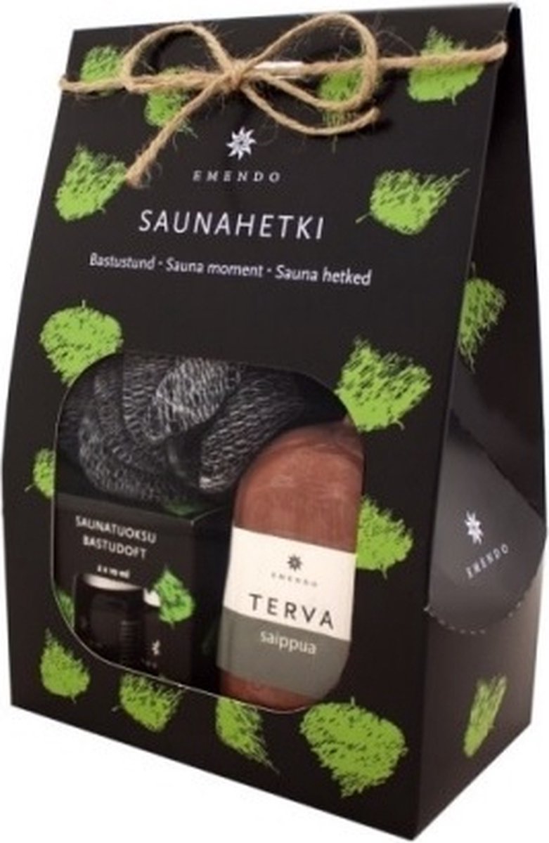 Goedkoopste Emendo sauna set Amber en Sisu