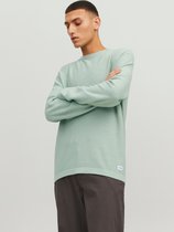 Jack & Jones Trui Jjegustav Knit Crew Neck Noos 12201706 Granite Green/twist Mannen Maat - XL