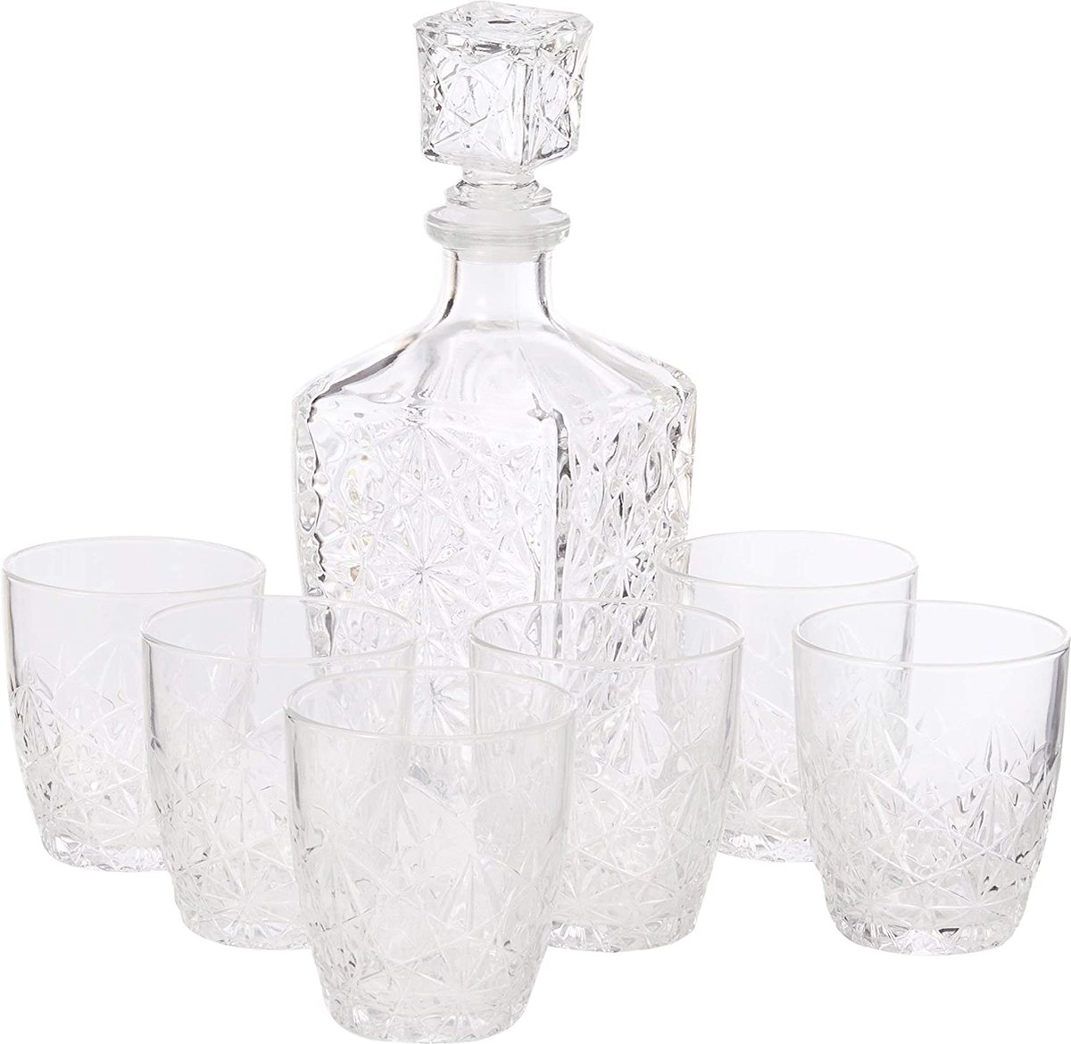 AIGAT Coffret Carafe à Whisky 70cl Et 2 Verres - Gravure Offert - Idée Cadeau Personnalisable