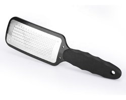 Eeltverwijderaar, dikke eelt- en likdoorns verwijderen, grof en fijn - Eeltschaaf - voetvijl van roestvrij staal, voetvijl voor nat en droog- voet verzorging eelt- callus remover - voetvijl- likdoorn