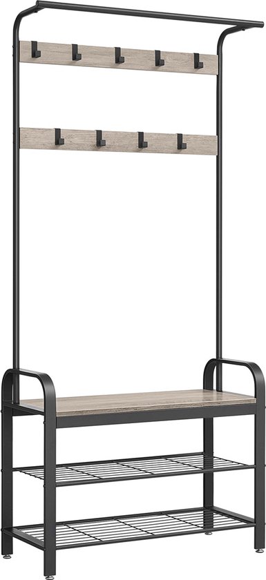 VASAGLE Industriële Garderobe & Schoenrek HSR45BX bij SONGMICS - at SONGMICS