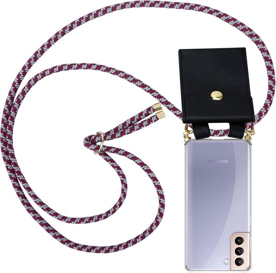 Handgemaakte kralen bloem mobiele telefoon ketting polskoord kleur kralen in kralen mobiele telefoon Lanyard (lichtgrijs lichtgrijs