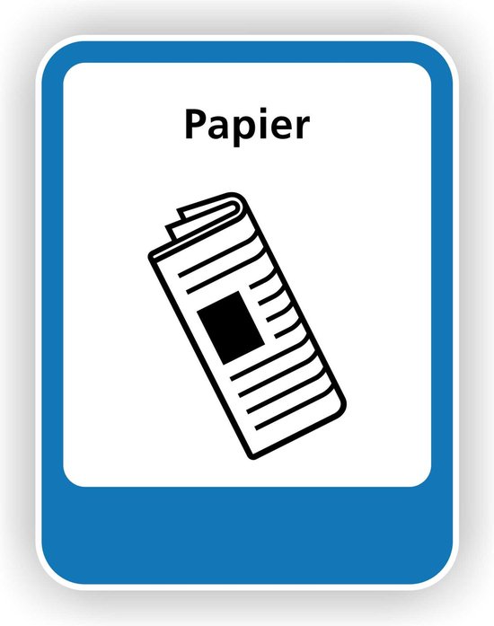 Journaux autocollants de recyclage du Papier