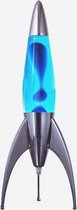 Raket Lavalamp - Blauw met Blauw