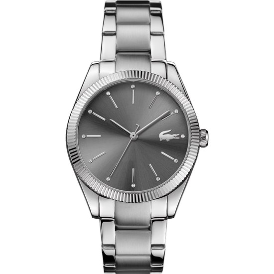 Lacoste Womens Analogue Watch Parisienne Silver