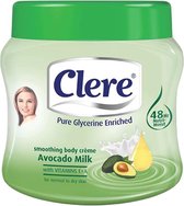 Clere Smoothing Avocado Milk With Vitamines E & A Body Cream 500 ml