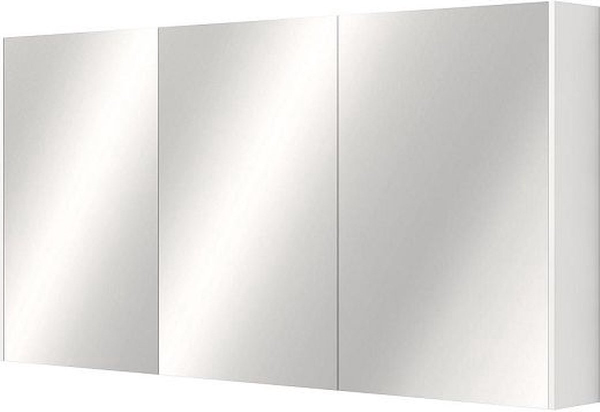 Kariba Nila spiegelkast 150x75x15cm hoogglans wit