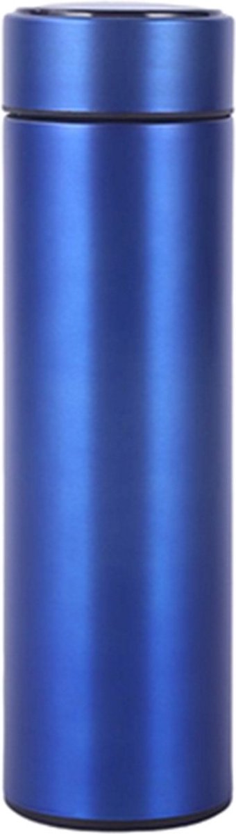 Casero slimme Roestvrijstalen geïsoleerde warm en koud thermoskan met LCD temperatuur weergave - Thermosbeker - Isoleerfles - Travel Mug Blauw