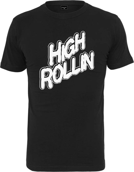 Mister Tee - High Rollin Heren T-shirt - L - Zwart