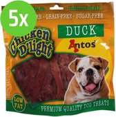 Antos Chicken D'Light - hondensnack - Eend 400 gram - 5 Verpakkingen