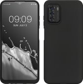 kwmobile telefoonhoesje geschikt voor Nokia G60 5G - Hoesje voor smartphone - Back cover in zwart