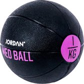 1kg Medicine Ball - Black/Pink