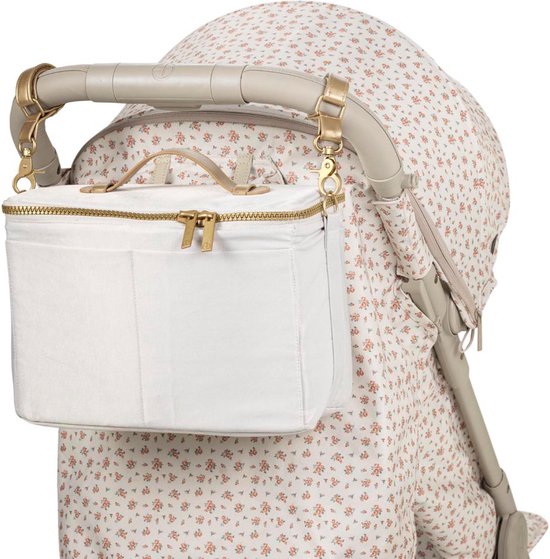 Elodie Organizer - Kinderwagen Organiser - Luiertas - Verzorgingstas - Creamy White van Elodie — afbeelding 3