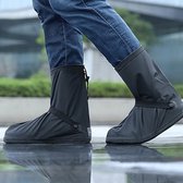 Regen overschoenen - schoencover - Type: 2 - Zwart - Maat 42/43