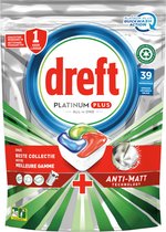 Bol.com Dreft Platinum Plus Vaatwastabletten - Voordeelverpakking 4x39 stuks aanbieding