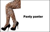 Panty panterprint one size- mt.S tot mt.L - Panter thema feest festival party dier carnaval