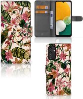 GSM Hoesje Geschikt voor Samsung Galaxy A14 5G Fotohoesje ontwerpen Flowers