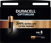 Batterij Duracell Optimum 200% AA - 64 stuks - grootverpakking