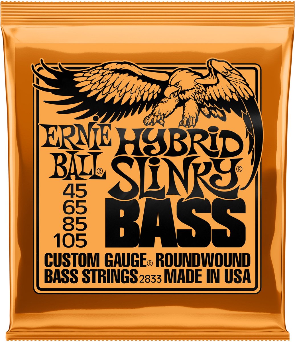 Ernie Ball Hybrid Slinky Bass Bas 4stuk(s) Staal Gitaar