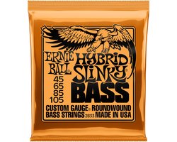 Ernie Ball Hybrid Slinky - Basgitaar Snaren - 45-105 - Nickel Wound - Bright Tone