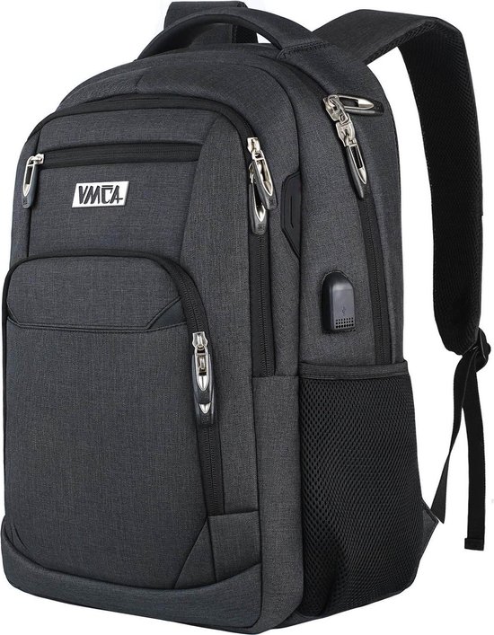 VMCA Rugzak - 15.6 inch - Laptop Rugtas - 30L - Zwart