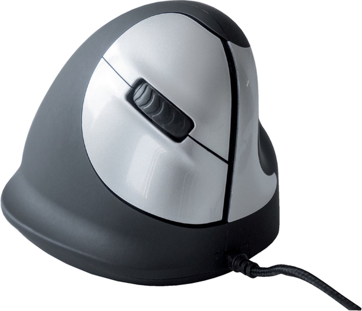 Souris verticale ergonomique Bluetooth R-Go HE Mouse Sport pour prévenir  les TMS