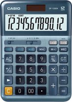 Casio DF-120EM - Grote Bureaurekenmachine - Eenvoudige valuta-omrekening en margeberekening