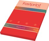 Kopieerpapier fastprint-100 a4 80gr felrood | Pak a 100 vel
