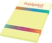 Kopieerpapier fastprint-100 a4 120gr kanariegeel | Pak a 100 vel | 10 stuks