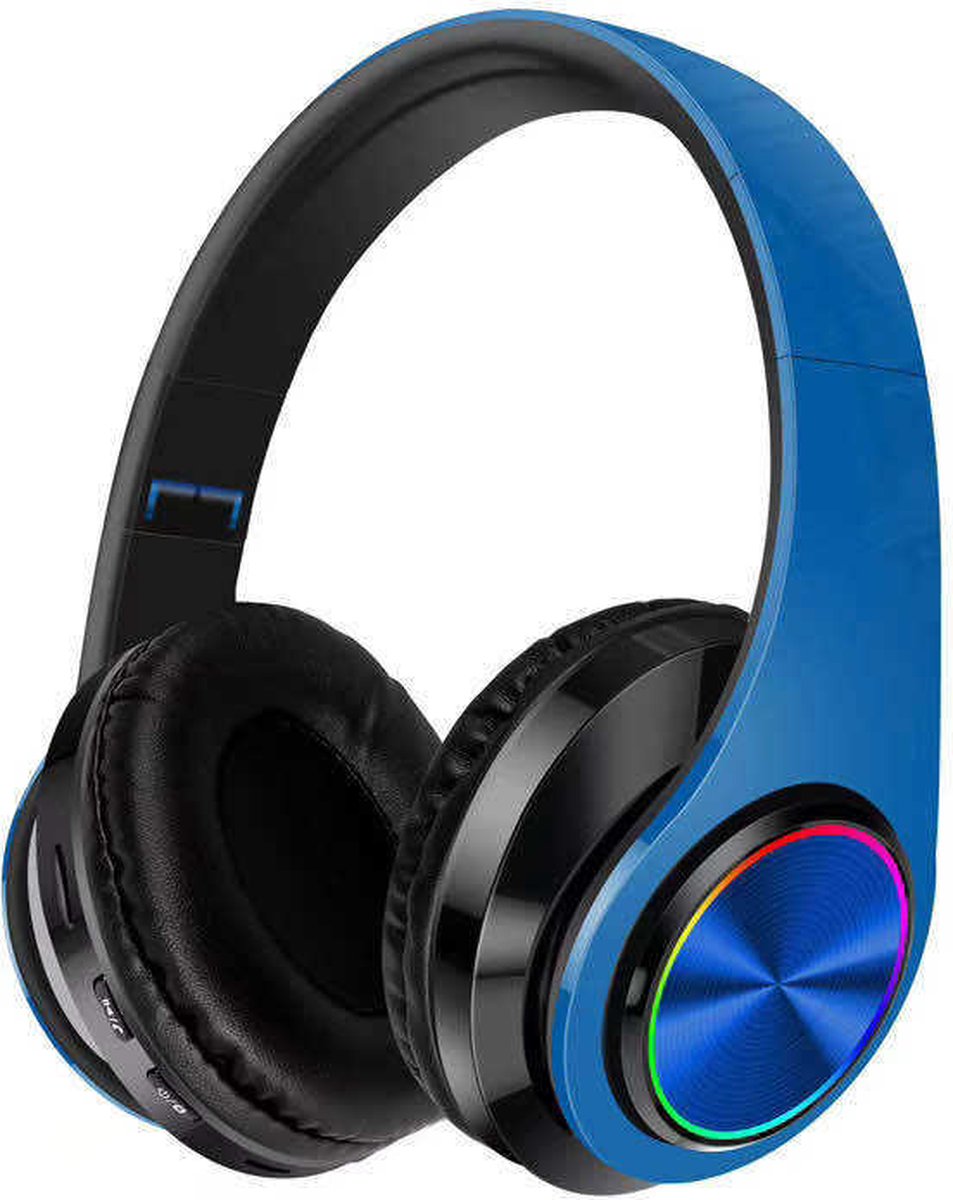 B39 Draadloze Koptelefoon - Bluetooth Koptelefoon - Wireless - Draadloos - Lange Batterijduur - Blauw