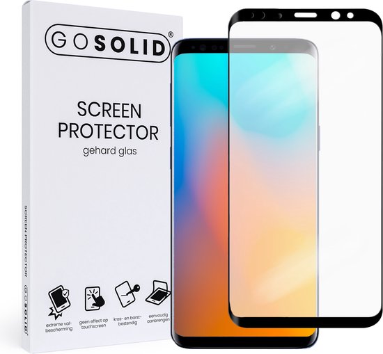 GO SOLID! ® Screenprotector geschikt voor Samsung Galaxy S8 - gehard glas